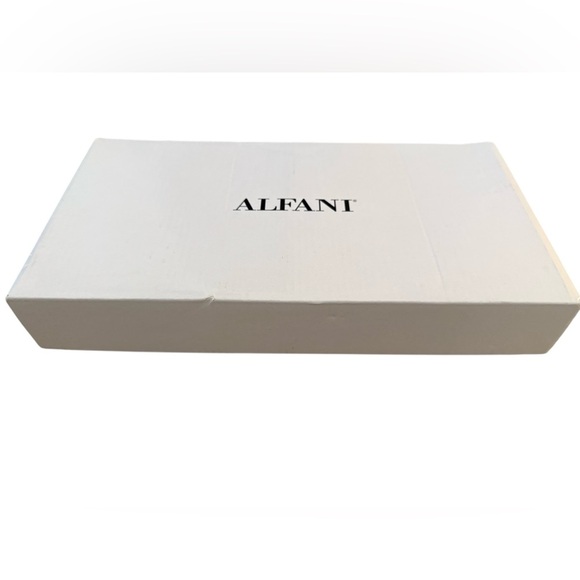 ALFANI Farynn Silver Open Toe Synthetic Wedge Sandal Women 8 M - New In Box NIB - Picture 4 of 4